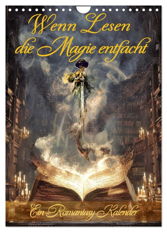 Produktbild: Wenn Lesen die Magie entfacht (Wandkalender 2026 DIN A4 hoch), CALVENDO Monatskalender