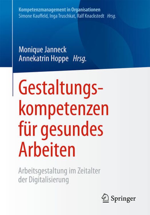 Produktbild: Gestaltungskompetenzen f&uuml;r gesundes Arbeiten