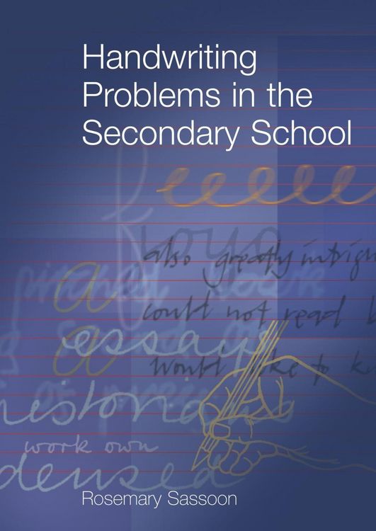 Produktbild: Handwriting Problems in the Secondary School