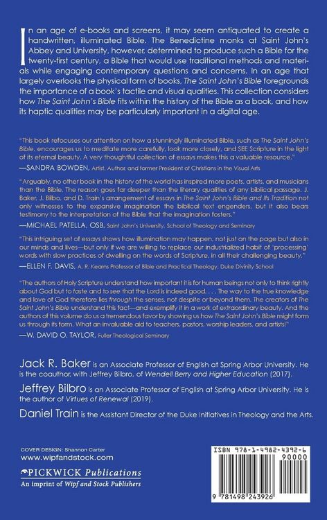 Produktbild: The Saint John's Bible and Its Tradition