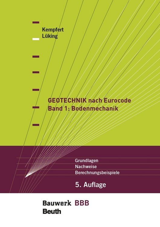 Bild vom Artikel Geotechnik nach Eurocode Band 1: Bodenmechanik vom Autor Hans-Georg Kempfert