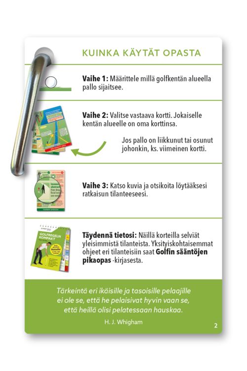 Produktbild: Golfin s&auml;&auml;nn&ouml;t MUKAAN