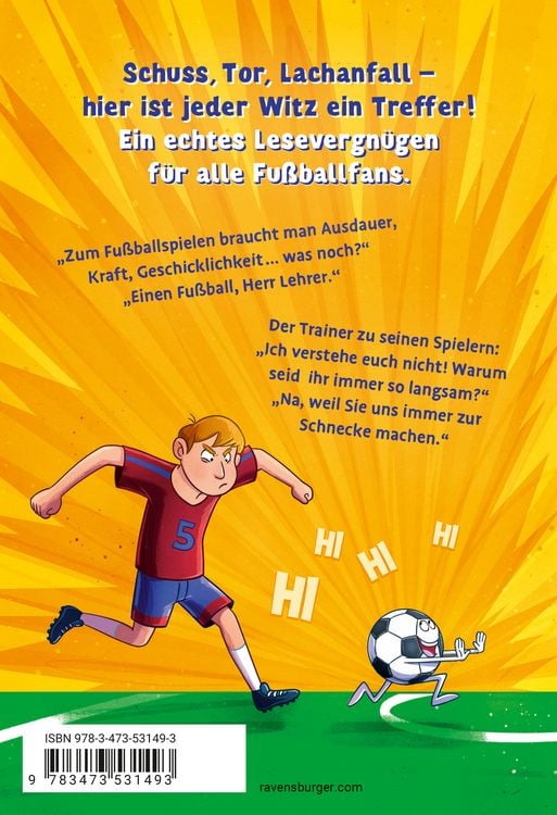Produktbild: Auf den Rasen, fertig, los! Die besten Fu&szlig;ballwitze
