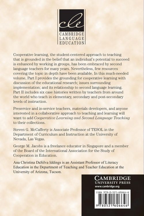 Produktbild: Cooperative Learning and Second Language Teaching