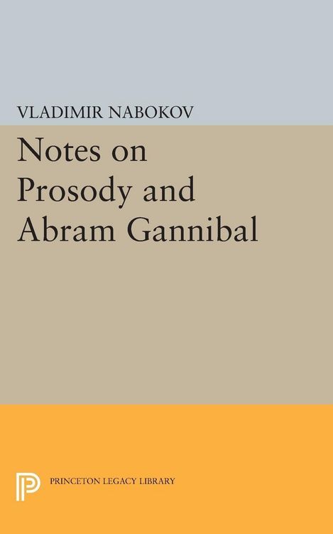 Produktbild: Notes on Prosody and Abram Gannibal