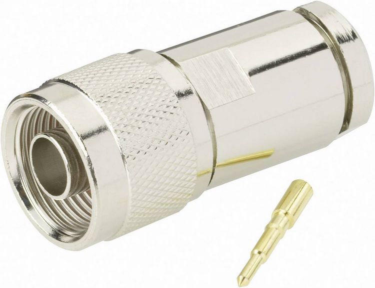 Produktbild: BKL Electronic 0404060 0404060 N-Steckverbinder Stecker, gerade 50Ω 1St.