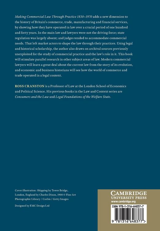 Produktbild: Making Commercial Law Through Practice 1830-1970