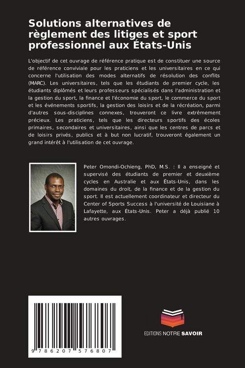 Produktbild: Solutions alternatives de r&egrave;glement des litiges et sport professionnel aux &Eacute;tats-Unis