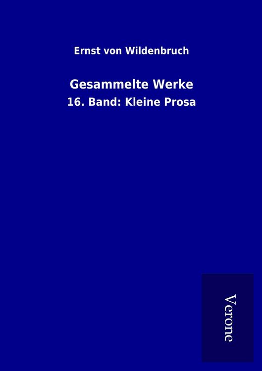 Produktbild: Gesammelte Werke