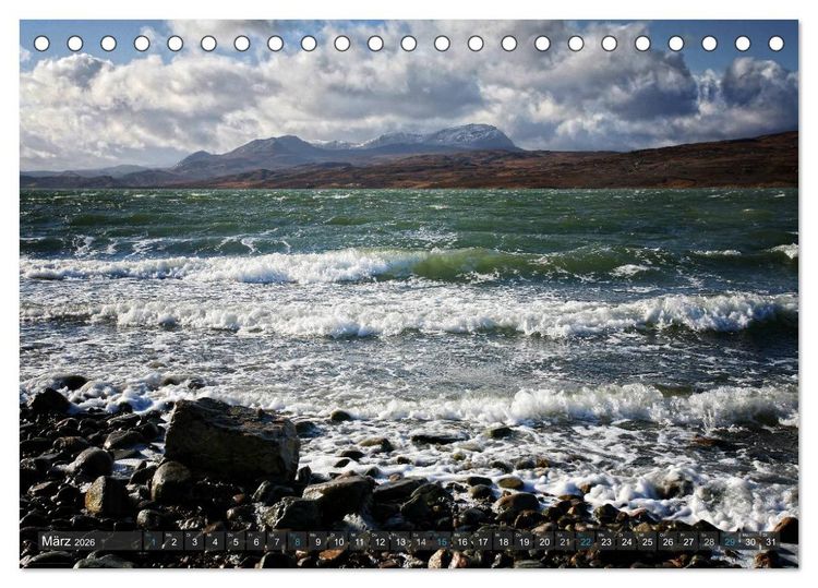 Produktbild: Abenteuer Schottland (Tischkalender 2026 DIN A5 quer), CALVENDO Monatskalender