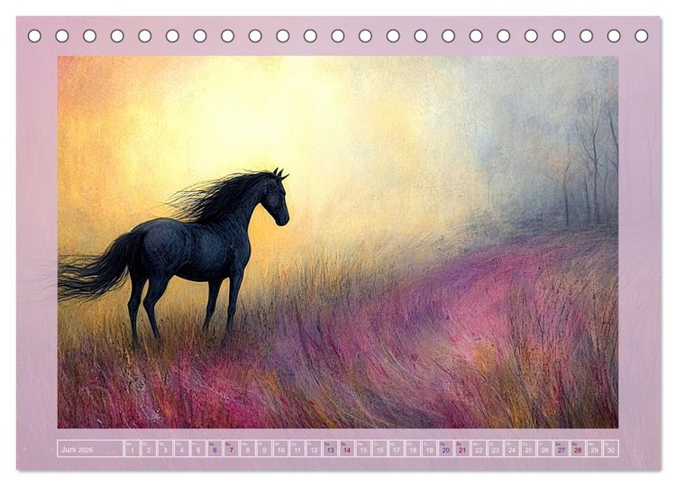 Produktbild: Pastellpoesie &ndash; Farben, die die Seele ber&uuml;hren (Tischkalender 2026 DIN A5 quer), CALVENDO Monatskalender