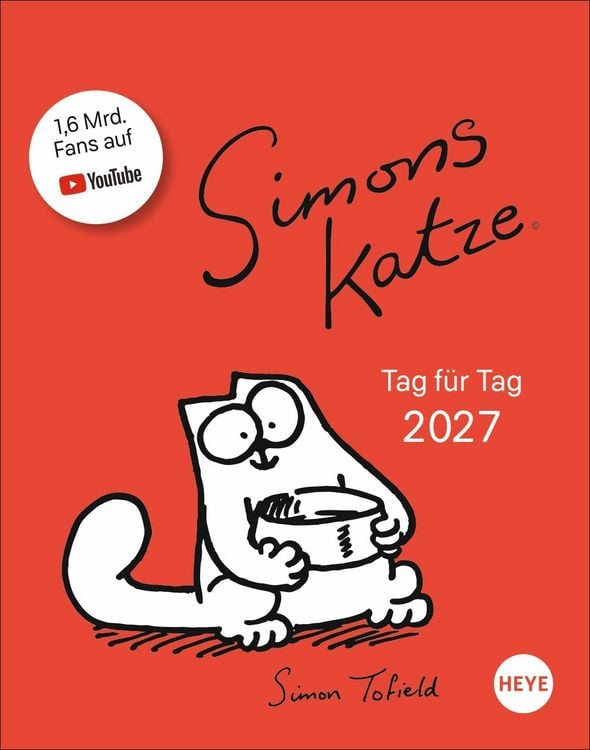 Produktbild: Simons Katze Tagesabrei&szlig;kalender 2027