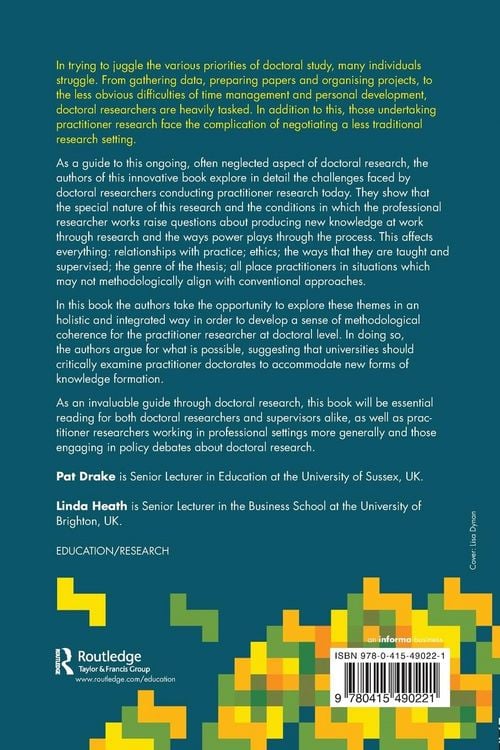 Produktbild: Practitioner Research at Doctoral Level