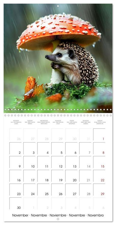 Produktbild: WILDLIFE IN THE ENCHANTED FOREST (Wall Calendar 2026 12 &times; 12 Inch) CALVENDO 12 Month Wall Calendar