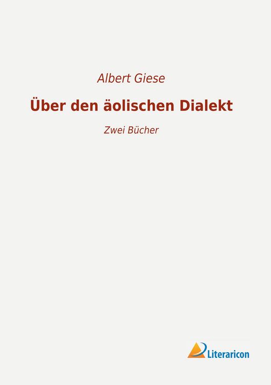 Produktbild: &Uuml;ber den &auml;olischen Dialekt