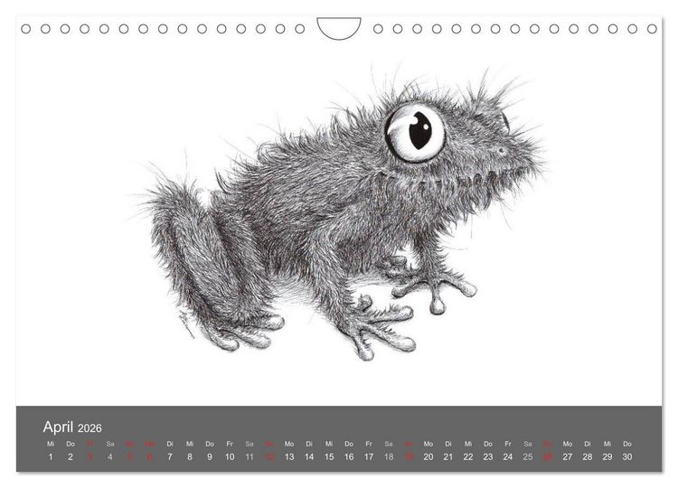 Produktbild: TIERONISCH (Wandkalender 2026 DIN A4 quer), CALVENDO Monatskalender
