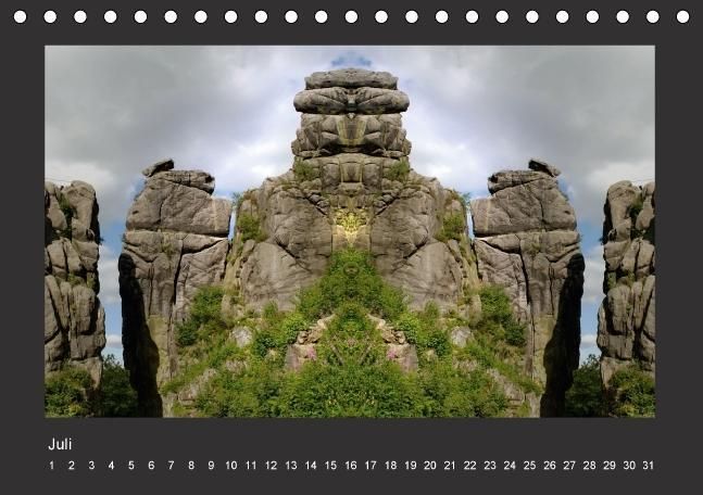Produktbild: Spiegelwelten - die Externsteine (Tischkalender immerw&auml;hrend DIN A5 quer)