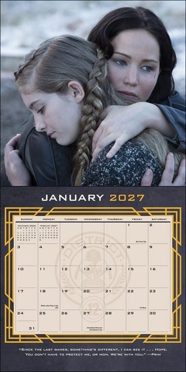 Produktbild: The World of Hunger Games &ndash; Die Tribute von Panem 2027 &ndash; Wandkalender