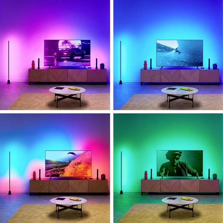 Produktbild: WiZ Sync&nbsp;box&nbsp;starter&nbsp;kit&nbsp;55\"-65\"&nbsp;EU 8720169078604 LED-Streifen-Set 240V 260cm 1St.