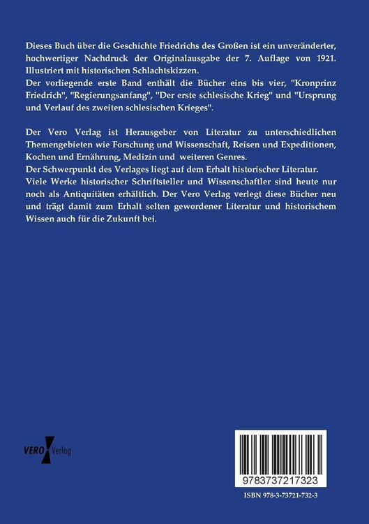 Produktbild: Geschichte Friedrichs des Grossen