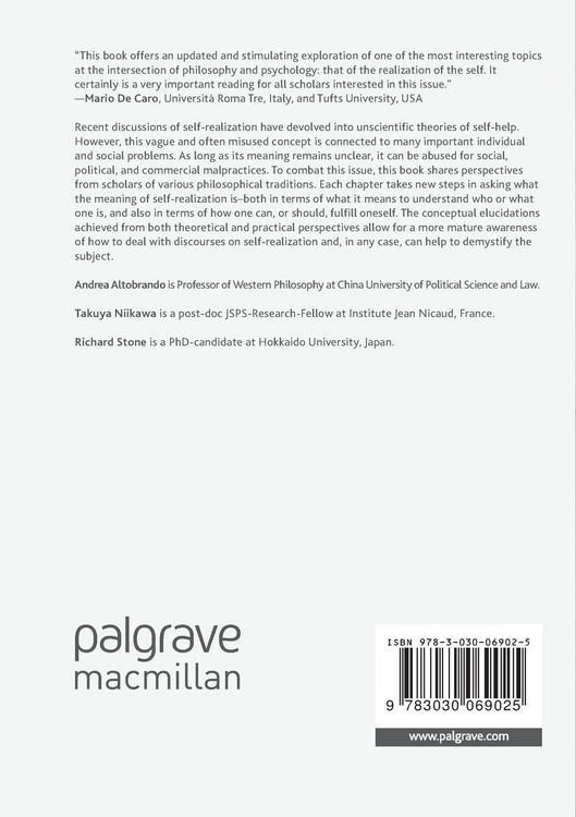 Produktbild: The Realizations of the Self