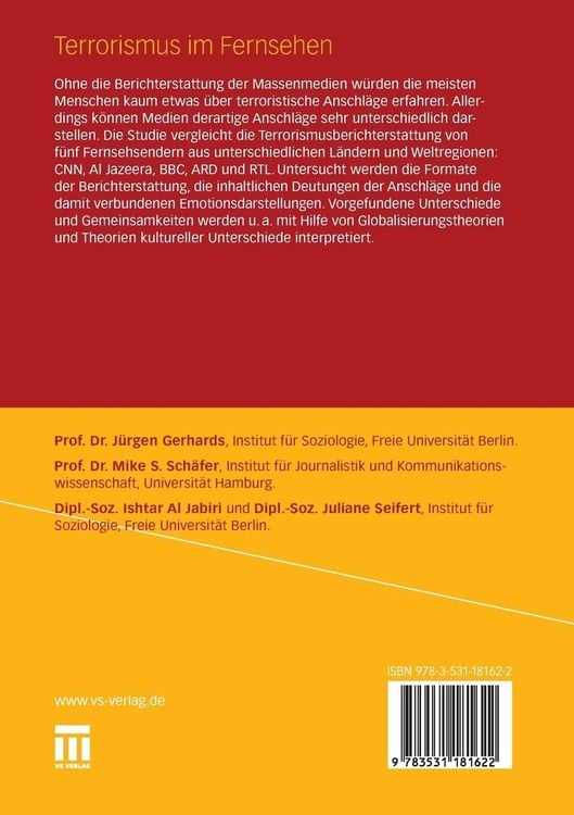 Produktbild: Terrorismus im Fernsehen