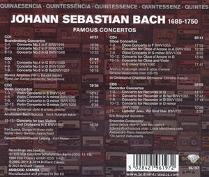 Produktbild: Bach,J..S.::Famous Concertos (QU)