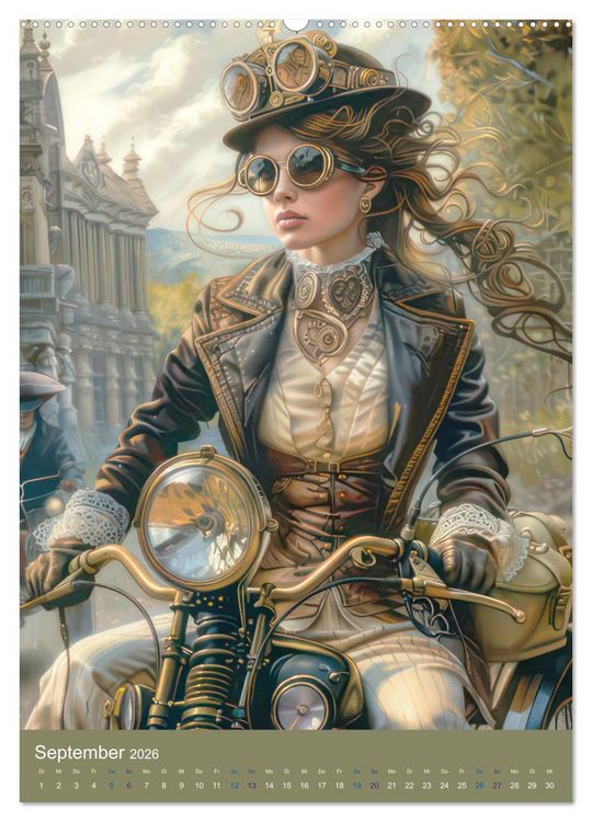 Produktbild: Steampunk Ladies auf Tour (Wandkalender 2026 DIN A2 hoch), CALVENDO Monatskalender