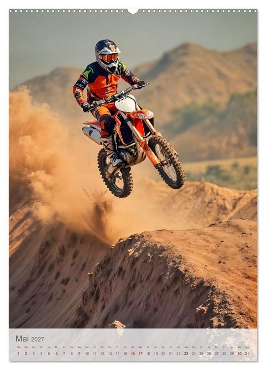 Produktbild: Gravity Rebels - Extrem-Motocross in Action (Wandkalender 2027 DIN A2 hoch), CALVENDO Monatskalender