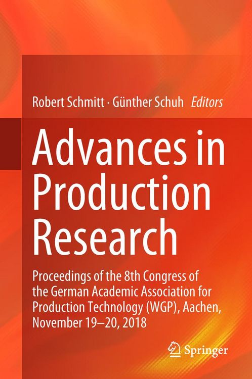 Produktbild: Advances in Production Research