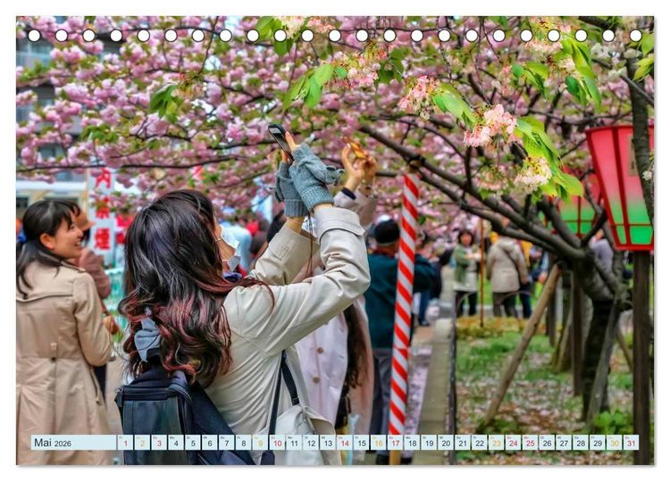 Produktbild: Japan - Hightech und Tradition (Tischkalender 2026 DIN A5 quer), CALVENDO Monatskalender