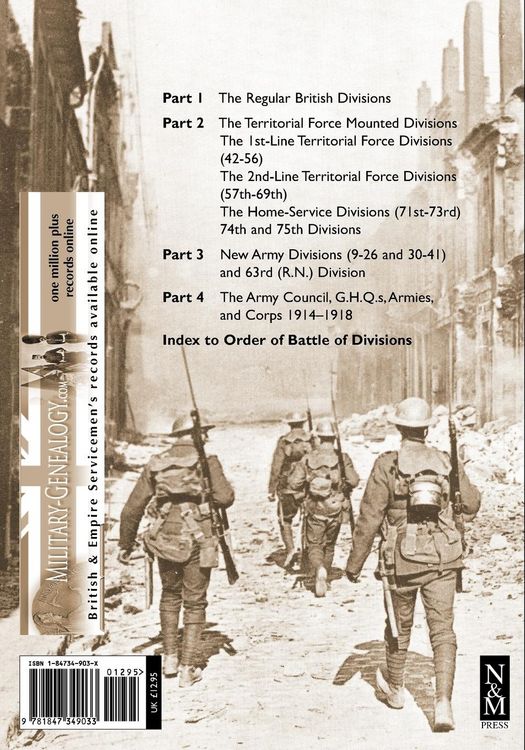 Produktbild: Order Of Battle Of Divisions, Index