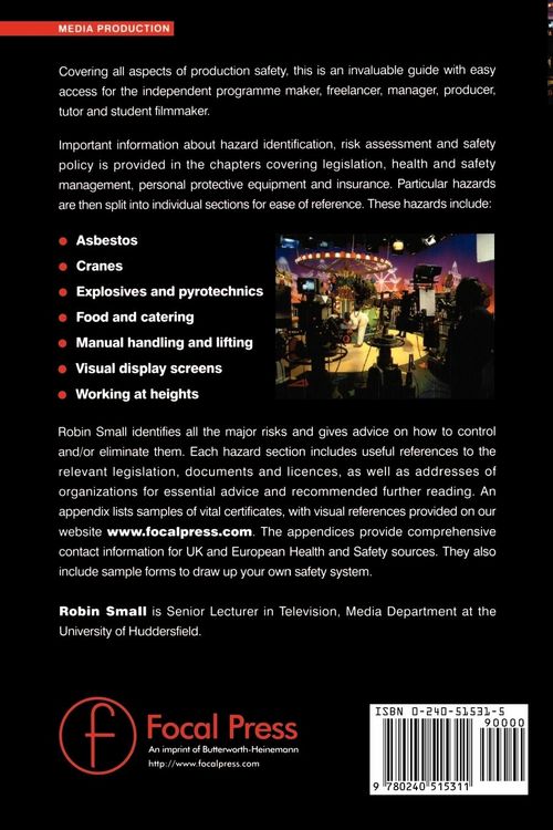 Produktbild: Production Safety for Film, Television and Video