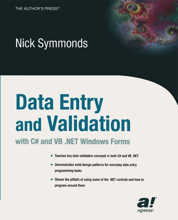 Produktbild: Data Entry and Validation with C# and VB .NET Windows Forms