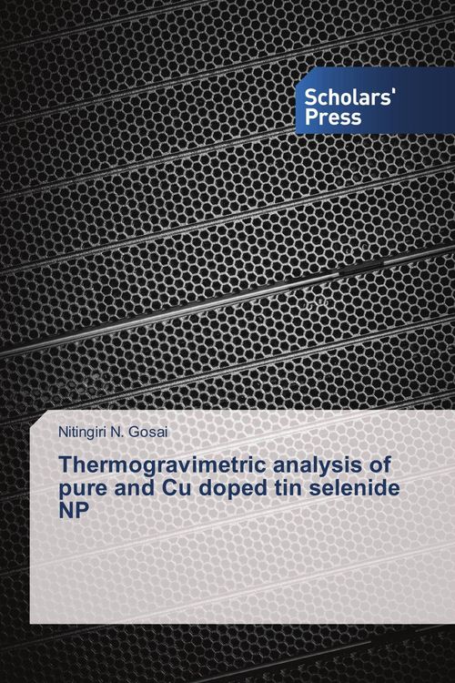 Produktbild: Thermogravimetric analysis of pure and Cu doped tin selenide NP