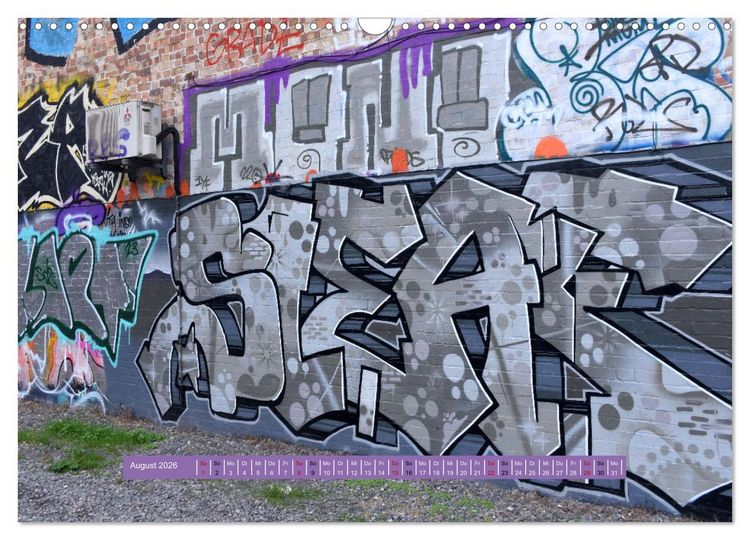 Produktbild: Streetart-Kunst, die die Stra&szlig;en Londons atmen l&auml;sst (Wandkalender 2026 DIN A3 quer), CALVENDO Monatskalender