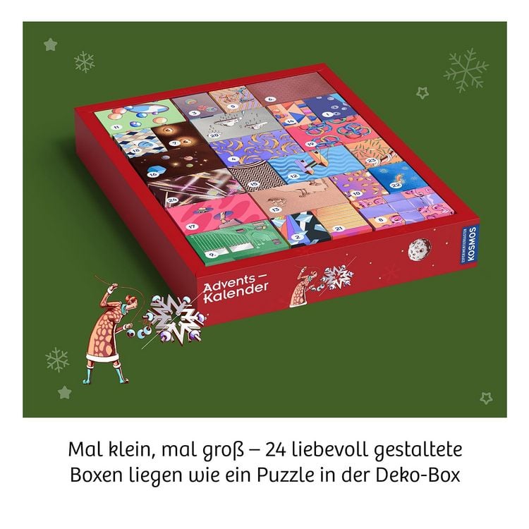 Produktbild: Adventskalender - Die sch&ouml;nsten Experimente zur Weihnachtszeit
