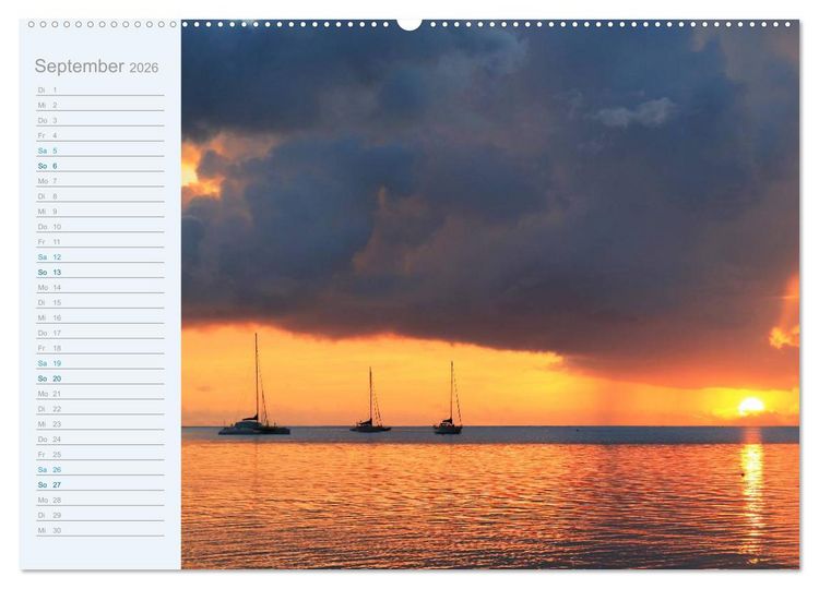 Produktbild: Katamaran-Tour (Wandkalender 2026 DIN A2 quer), CALVENDO Monatskalender