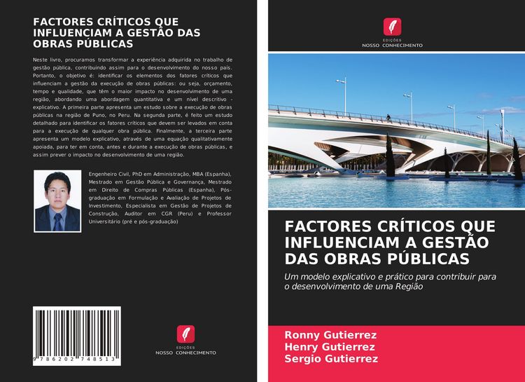 Produktbild: Factores Cr&iacute;ticos Que Influenciam a Gest&atilde;o das Obras P&uacute;blicas