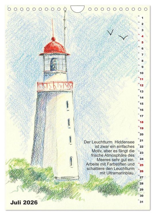 Produktbild: Mal mal mit Stiften (Wandkalender 2026 DIN A4 hoch), CALVENDO Monatskalender