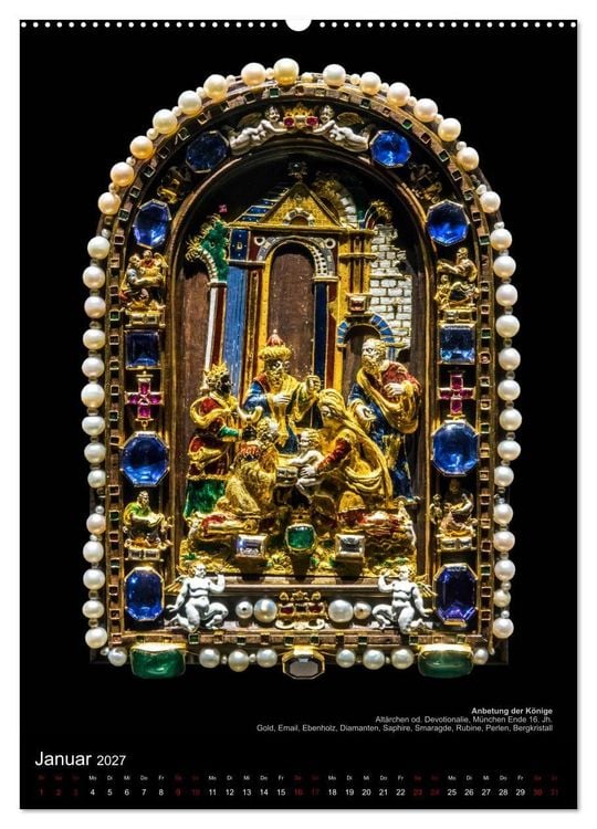 Produktbild: Maria - Mutter Gottes (Wandkalender 2027 DIN A2 hoch), CALVENDO Monatskalender