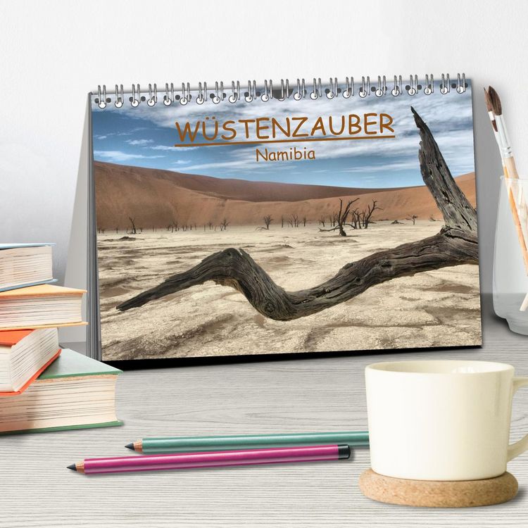Produktbild: W&uuml;stenzauber Namibia (Tischkalender 2026 DIN A5 quer), CALVENDO Monatskalender