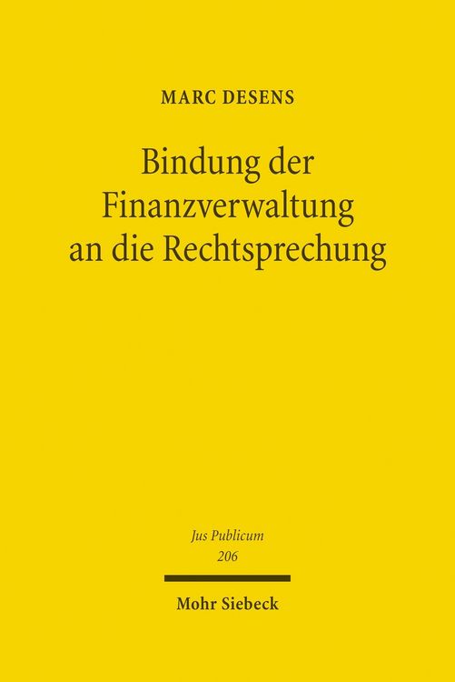 Produktbild: Bindung der Finanzverwaltung an die Rechtsprechung