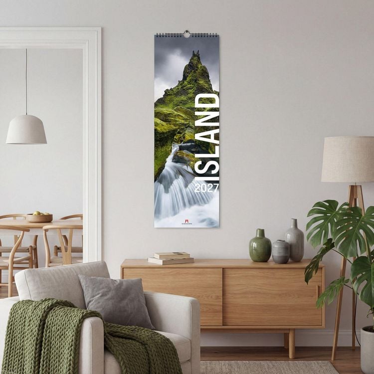Produktbild: Island Vertikal Kalender 2027
