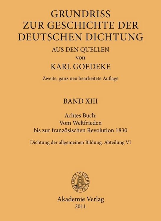 Produktbild: Achtes Buch: Vom Weltfrieden bis zur franz&ouml;sischen Revolution 1830