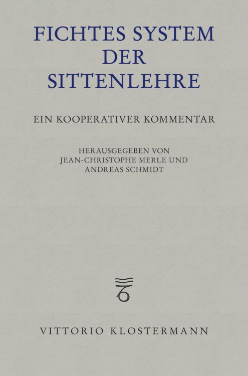 Produktbild: Fichtes System der Sittenlehre