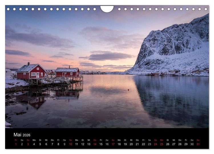 Produktbild: Lofoten Impressionen von Armin Fuchs (Wandkalender 2026 DIN A4 quer), CALVENDO Monatskalender