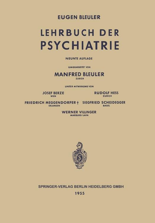 Produktbild: Lehrbuch der Psychiatrie