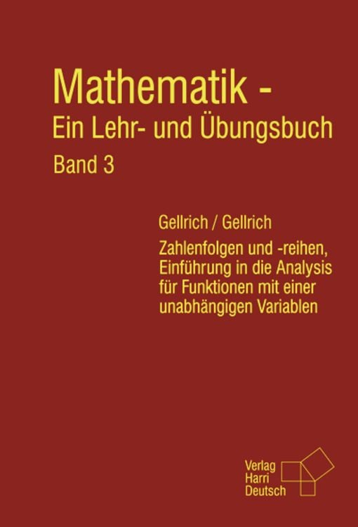 Produktbild: Gellrich: Mathematik 3/Zahlenfolgen
