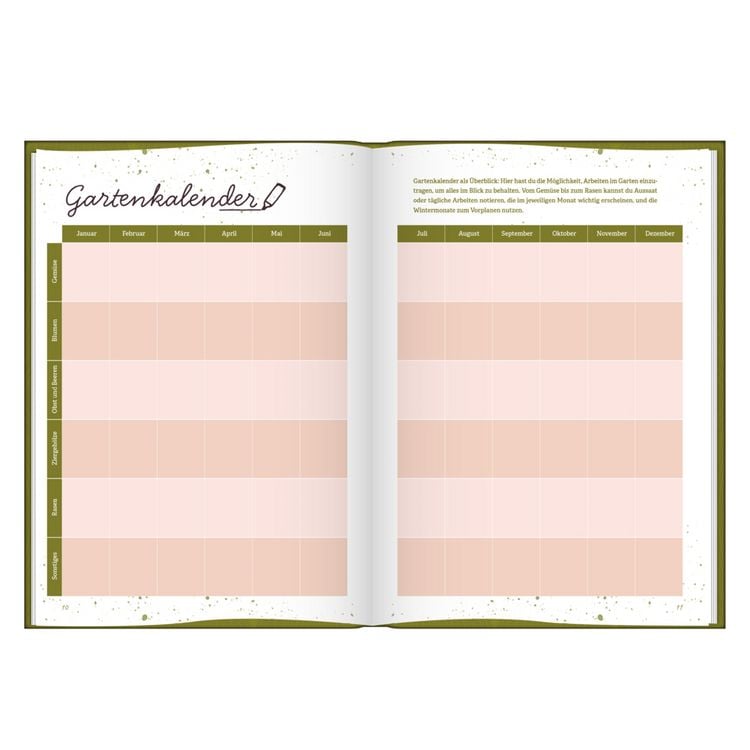 Produktbild: Gartentagebuch Garten Liebe - Mein Gartenjahr: Gartenbuch und Gartenplaner f&uuml;r d